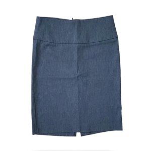 Gray knee length skirt